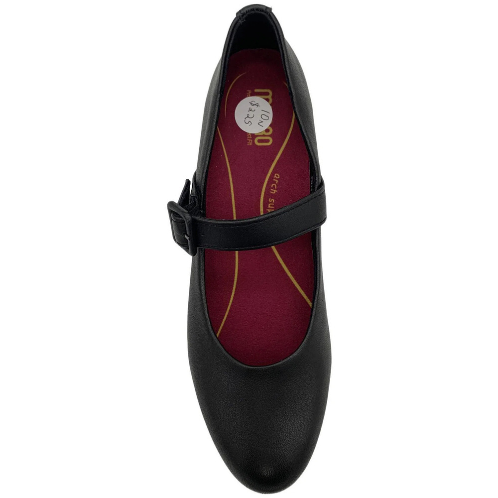 Munro Women's MJ Flats Black Lamb - Narrow - Picture 2 of 3
